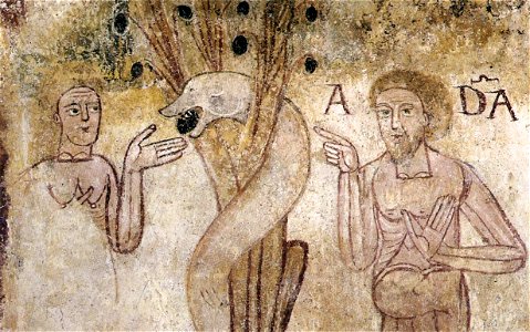 12th century unknown painters - Fall of Man - WGA19720