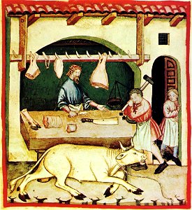 12-alimenti,carni bovine,Taccuino Sanitatis, Casanatense 418