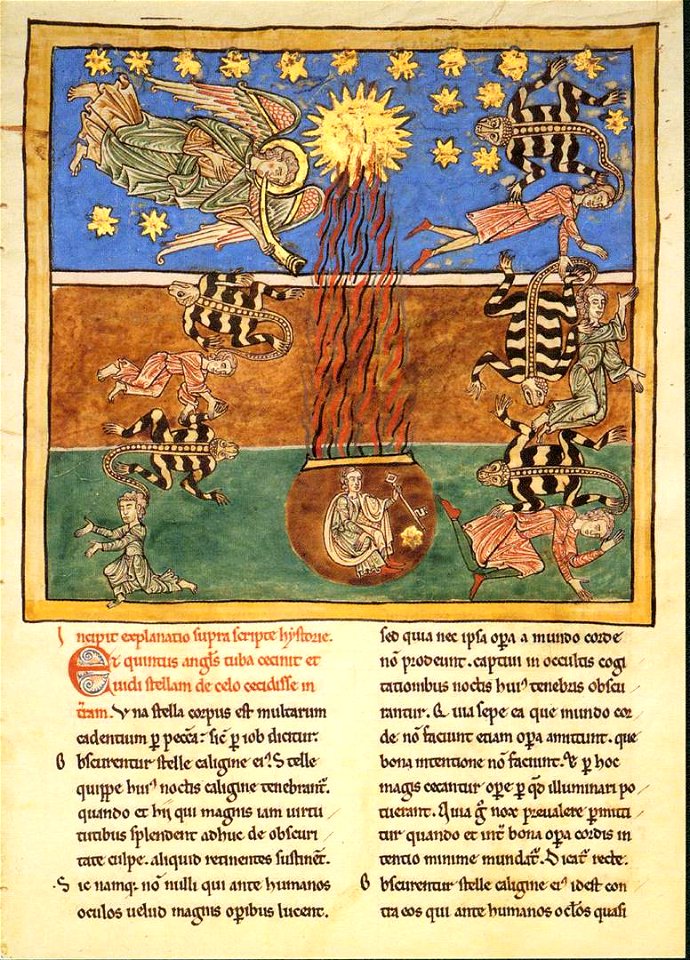 12th-century painters - Locusts Come upon the Earth - WGA16029