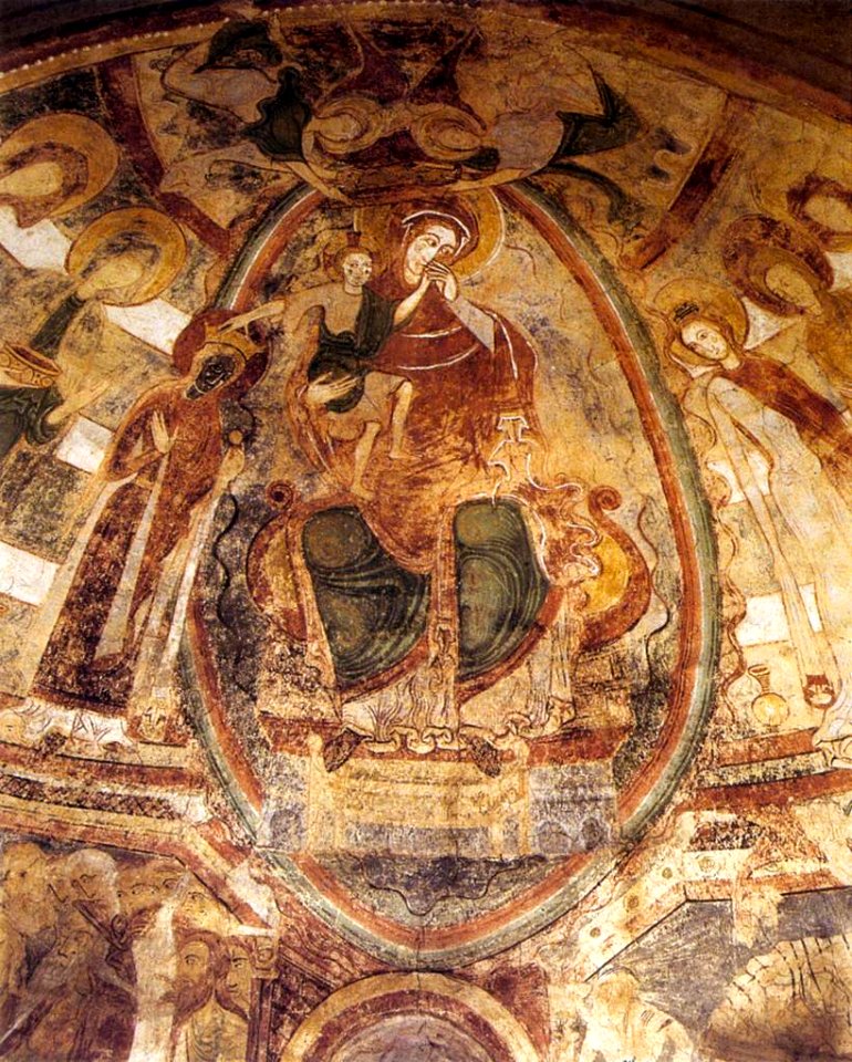 12th century unknown painters - The Virgin Mary and Child - WGA19724