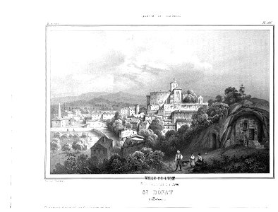 1235 album dauphiné, St Donat, Drome, by VC