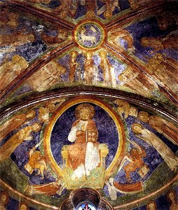 12th century unknown painters - Christ in Majesty - WGA19729