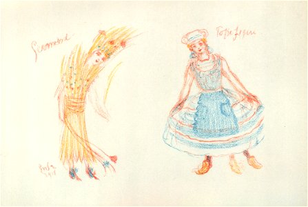 13.-14. Popofigue & Germina (uit- La Gamme d'Amour), James Ensor, Mu.ZEE Oostende, SM001764