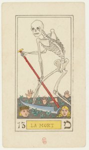 13 La Mort, Oswald Wirth Tarot Deck 1889 BnF