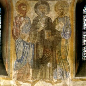 12th century unknown painters - Three Apostles - WGA19732