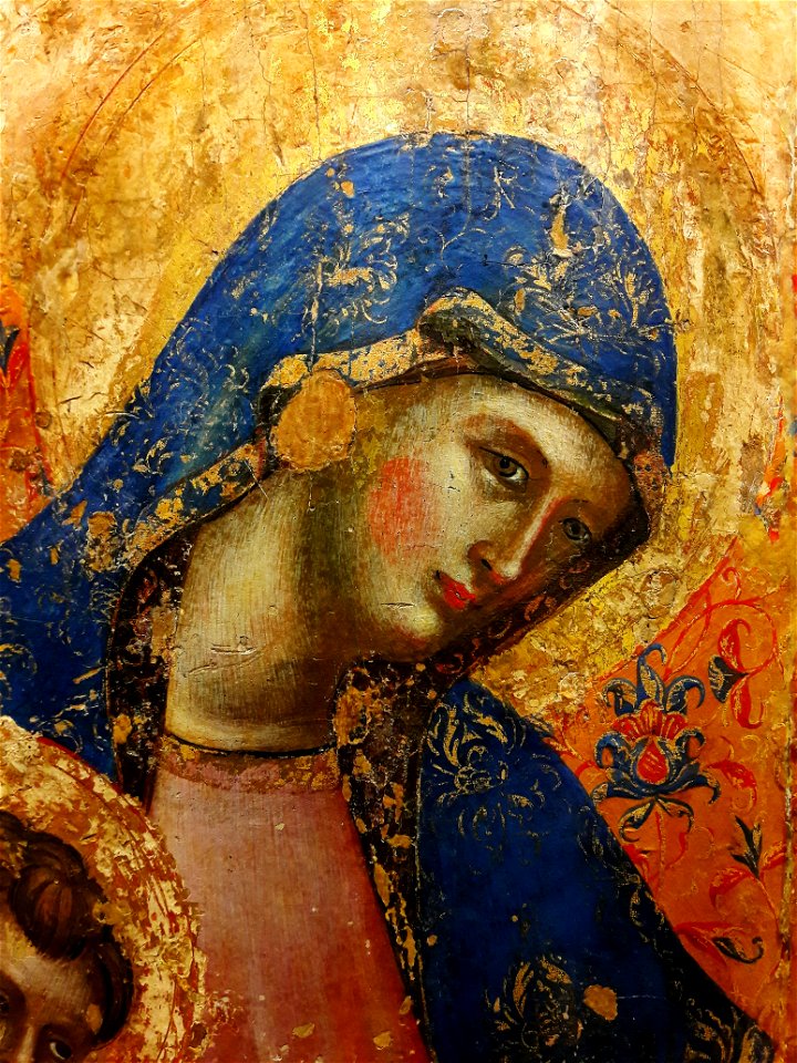 Veneziano Madonna and Child (detail) 01