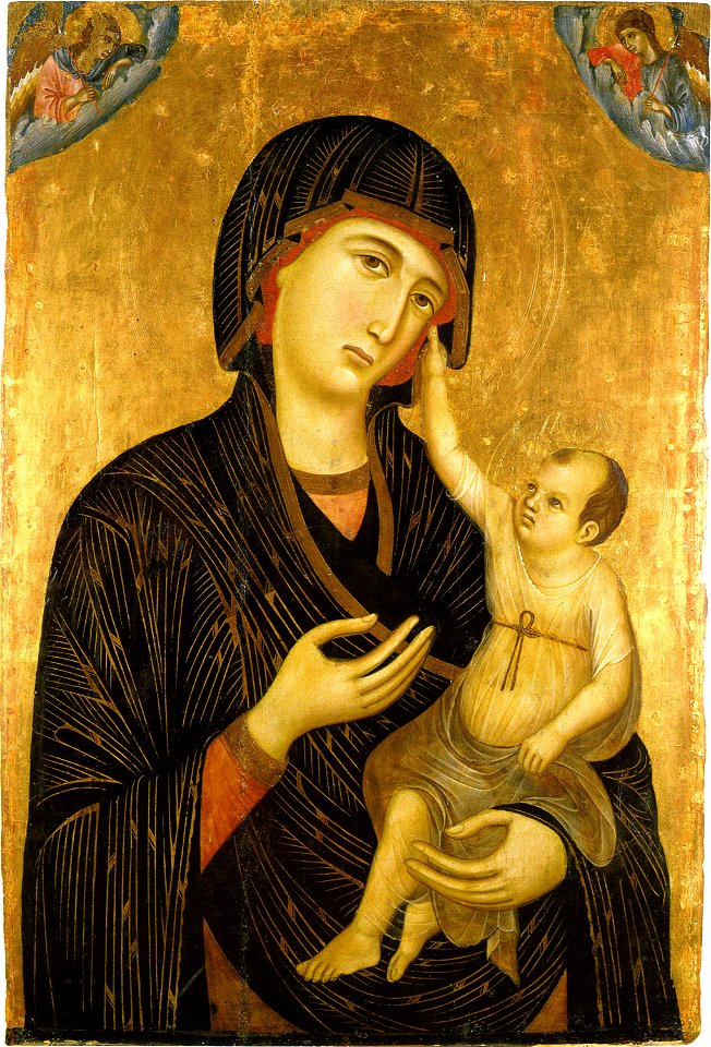 Duccio The-Madonna-and-Child-128