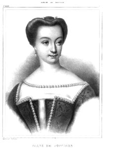 1325 album dauphiné, Diane de Poitier, by AD
