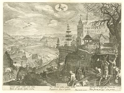 Aegidius Sadeler, Pieter Stevens II - March