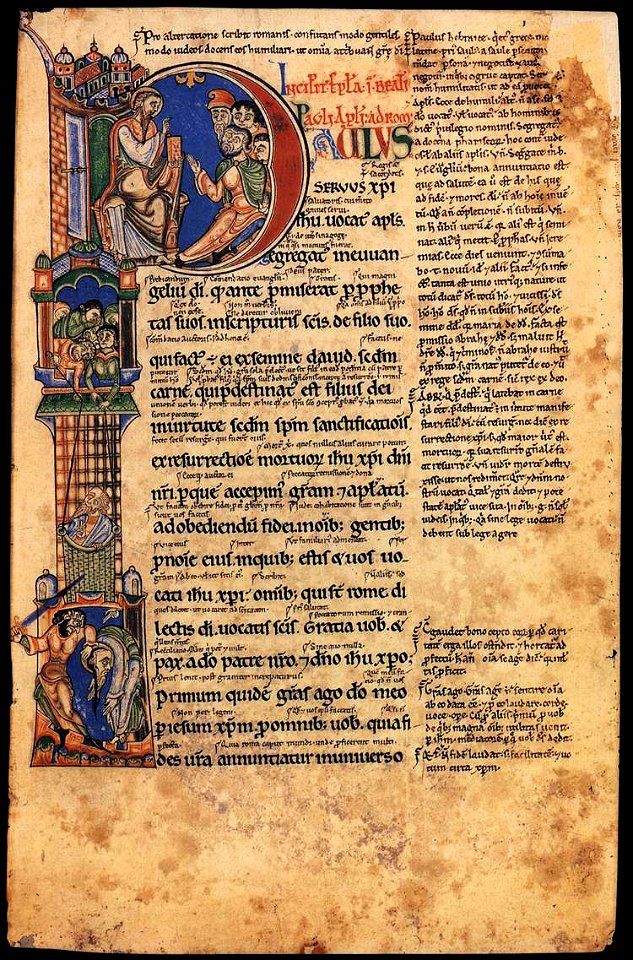 12th-century painters - Epistles of St Paul with Gloss - WGA15727