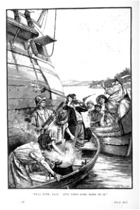 13 Illustration by Walter Paget for fine-art Cassell edition (1891) of Robinson Crusoe - by courtesy of British Library