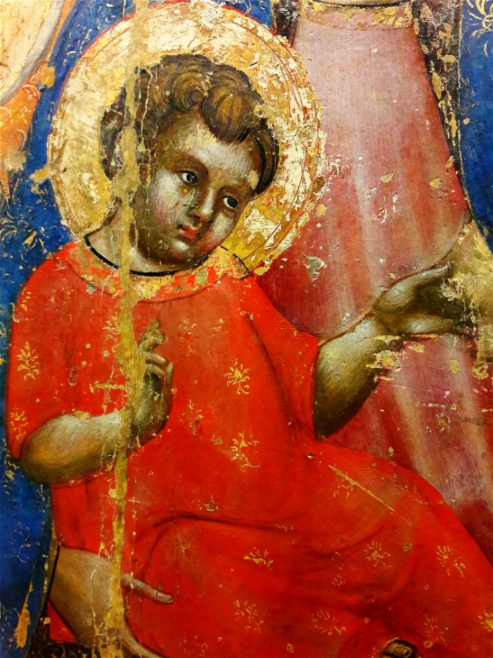 Veneziano Madonna and Child (detail) 02