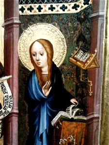 Franco-Flemish Annunciation (detail) 03