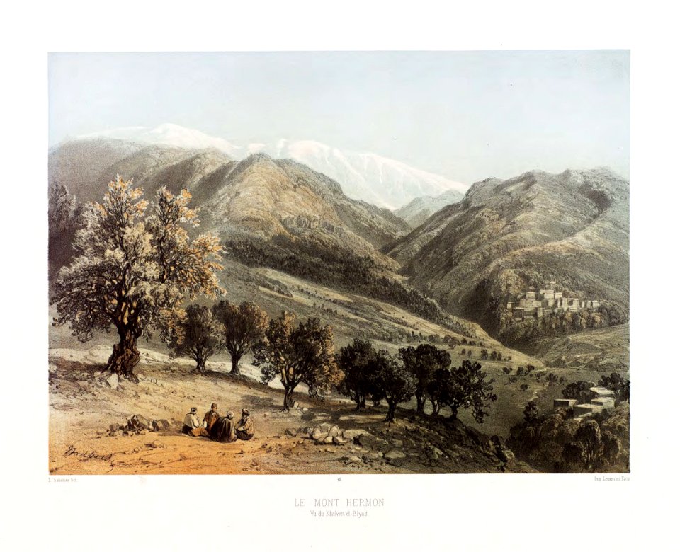 13.Le mont Hermon, vu de Khalwet el-Biyad