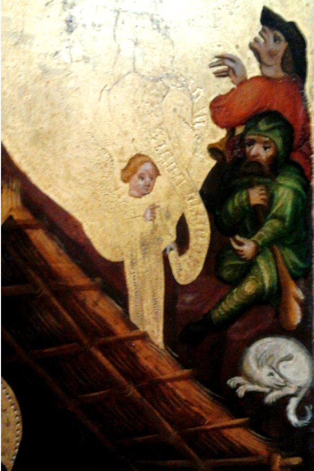 Franco-Flemish Adoration of the Child (detail)