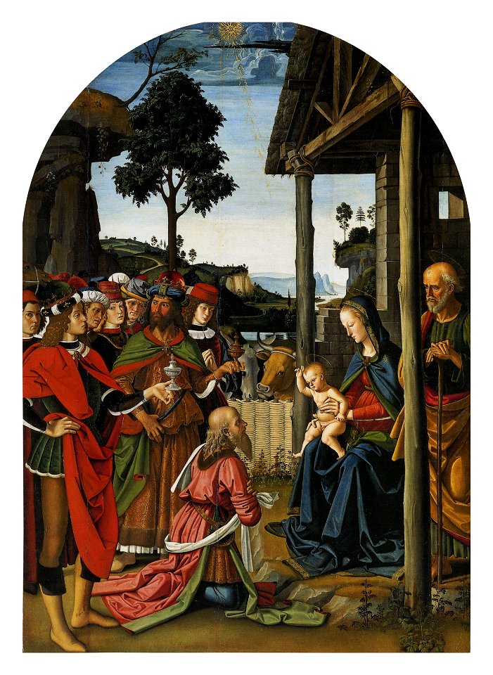 Perugino adoration magi 1473 (22343902172)