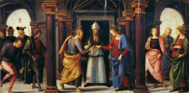 Perugino pal di fano marriage virgin 1497 (21735961823)