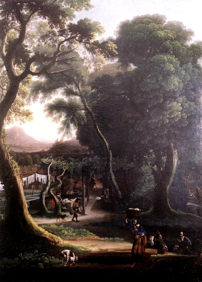 Michelangelo Cerquozzi and Angeluccio - Rural Scene