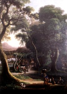 Michelangelo Cerquozzi and Angeluccio - Rural Scene