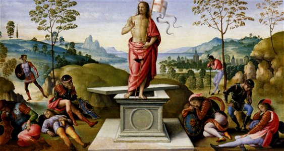 Perugino polyptych st peter resurrection 1500 (22170255149)