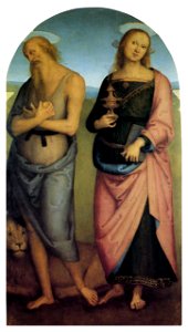 Perugino pal di sant agostino st jerome sant mari magdalen 1523 (22344027332)