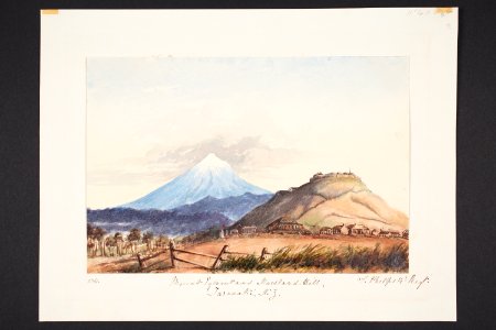 Mount Egmont and Marsland Hill, Taranaki, NZ (48752793172)