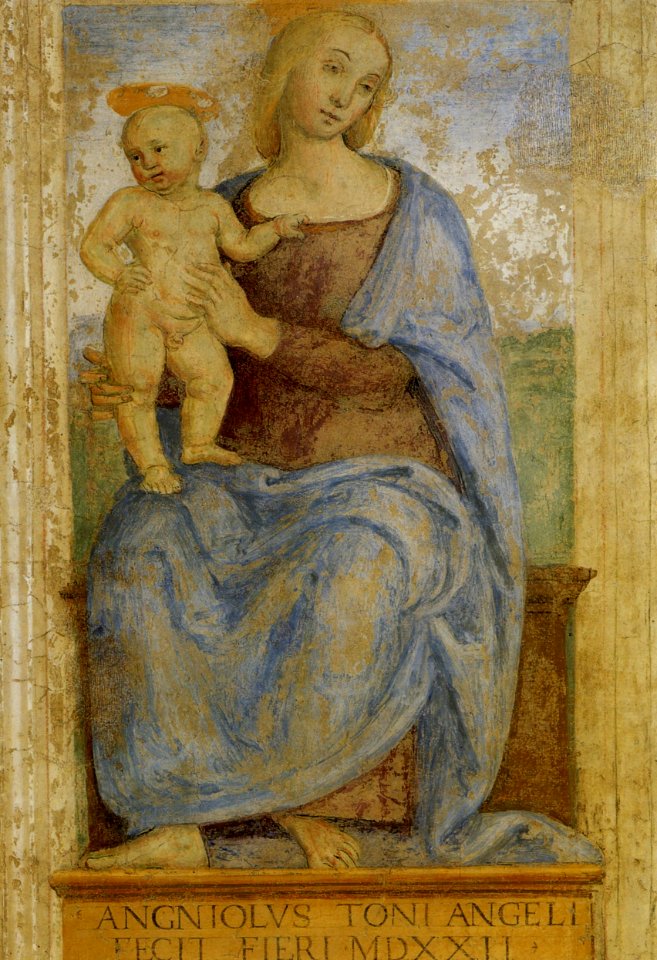 Perugino madonn with child oratory annunciation 1522 (21734281444)