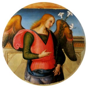 Perugino pal di sant agostino arcangel gabriel 1523 (21734317834)