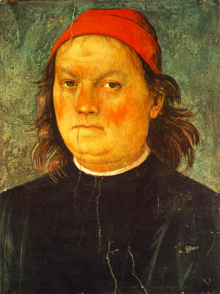 Perugino self portrait 1500