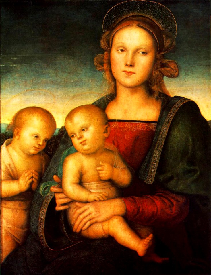 Perugino madonn with child little st john 1497 (22357044605)