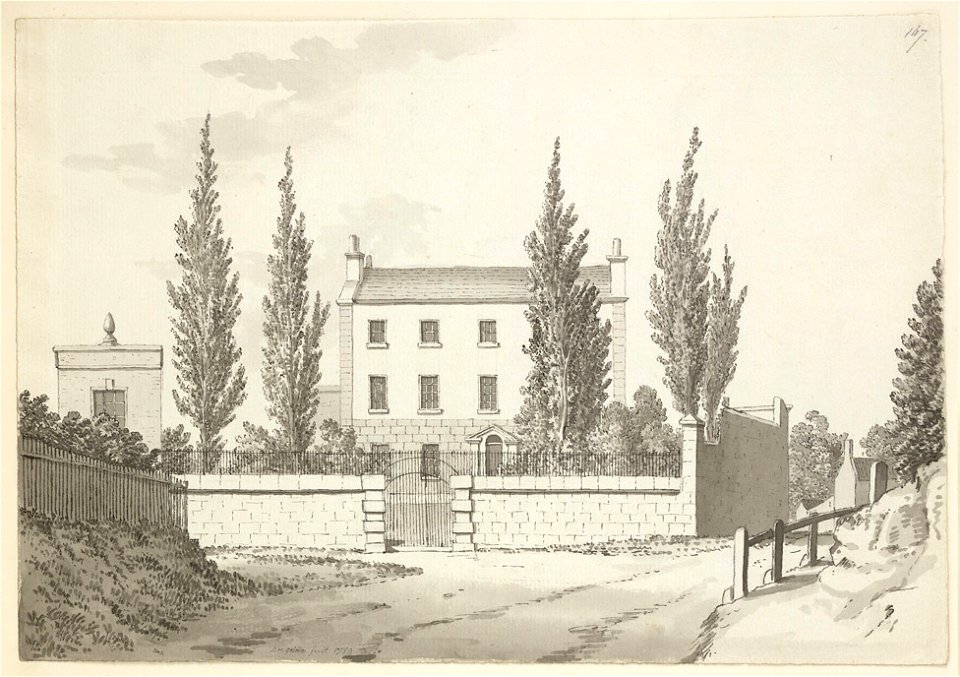 A Gentleman's House at Brislington by Samuel Hieronymus Grimm 1789