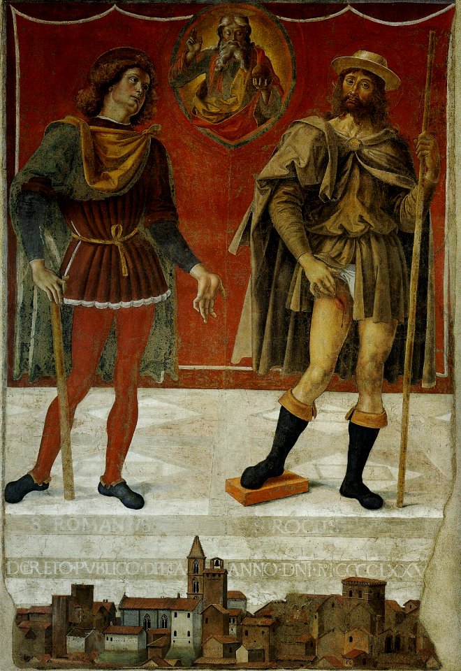 Perugino saints rocco romanee view town derut 1478 (21736024523)