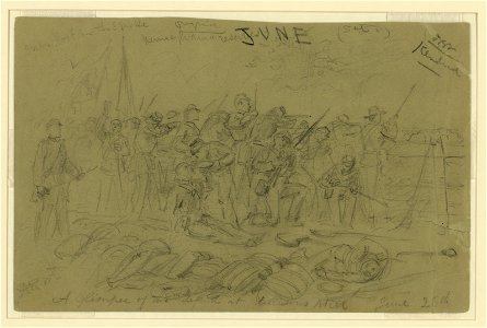 A glimpse of the defeat at Ellisons Mill June 26th LCCN2004660959