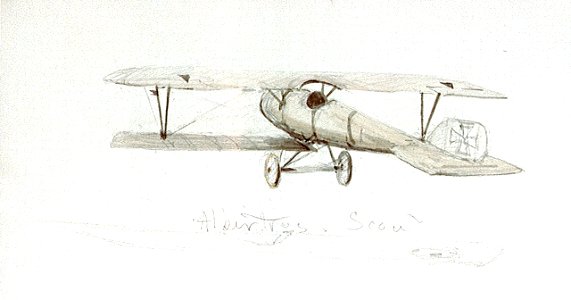 A German Albatros fighter aircraft RMG PV1009