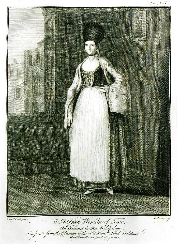A Greek woman of Tino - Calvert Frederick (baron Baltimore) - 1769