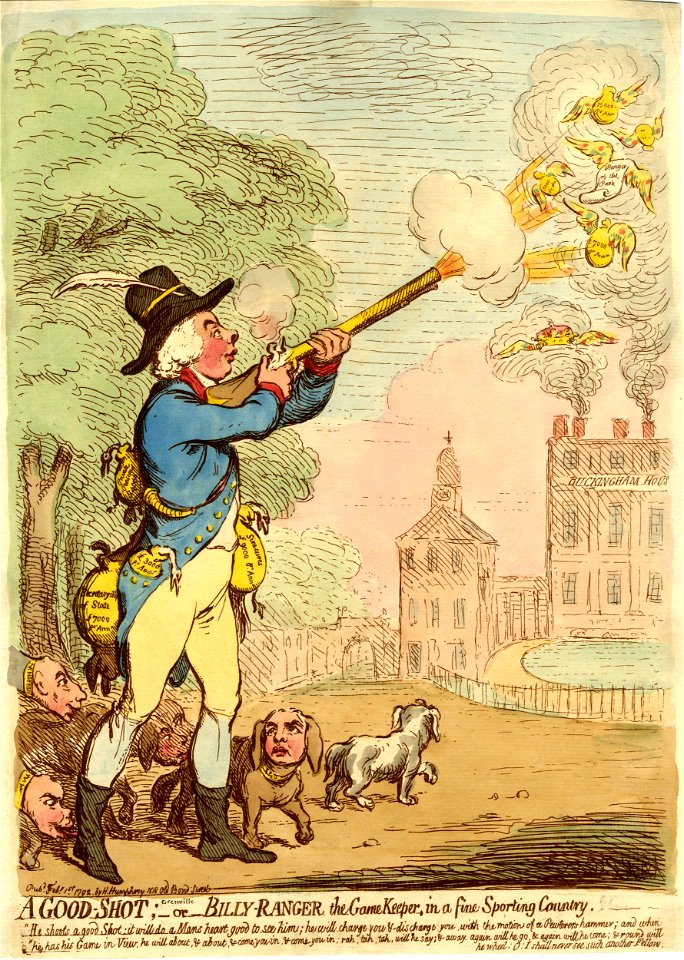 A good-shot;-or-Billy-ranger, the game keeper, in a fine sporting country (BM 1868,0808.6154)