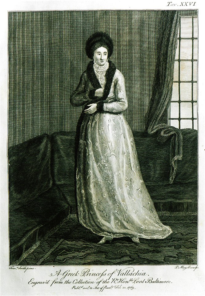 A Greek Princess of Vallachia - Calvert Frederick (baron Baltimore) - 1769