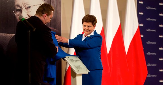 Uroczystość nadania Sali Kolumnowej w Kancelarii Premiera imienia Anny Walentynowicz (5)