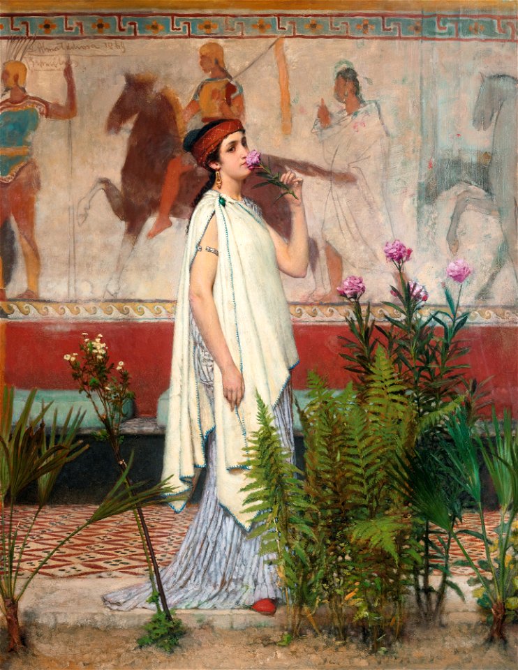 A Greek woman, by Lawrence Alma Tadema