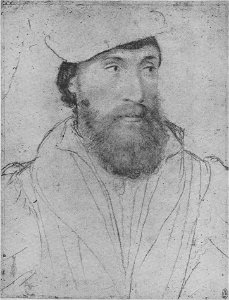 A gentleman, unknown, by Hans Holbein the Younger