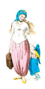 A Greek woman of the island of Marmora - Dalvimart Octavien - 1804
