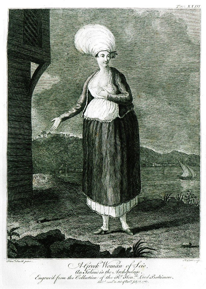 A Greek woman of Scio - Calvert Frederick (baron Baltimore) - 1769