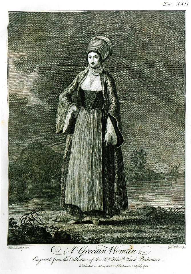 A Grecian woman - Calvert Frederick (baron Baltimore) - 1769
