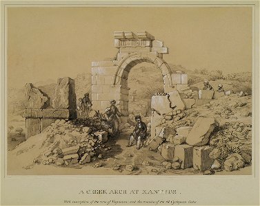 A Greek arch at Xanthus - Fellows Charles Sir - 1847