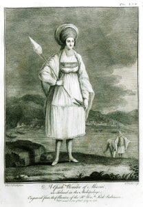 A Greek woman of Miconi, an island in the Archipelago - Calvert Frederick (baron Baltimore) - 1769