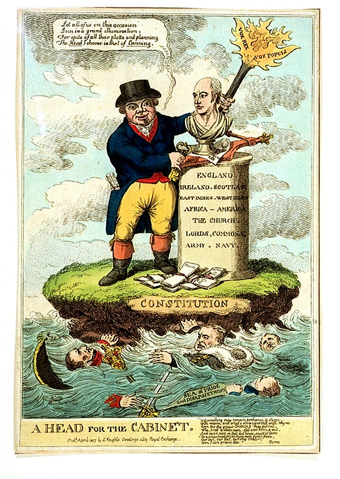 A Head for the Cabinet (caricature) RMG PW3970