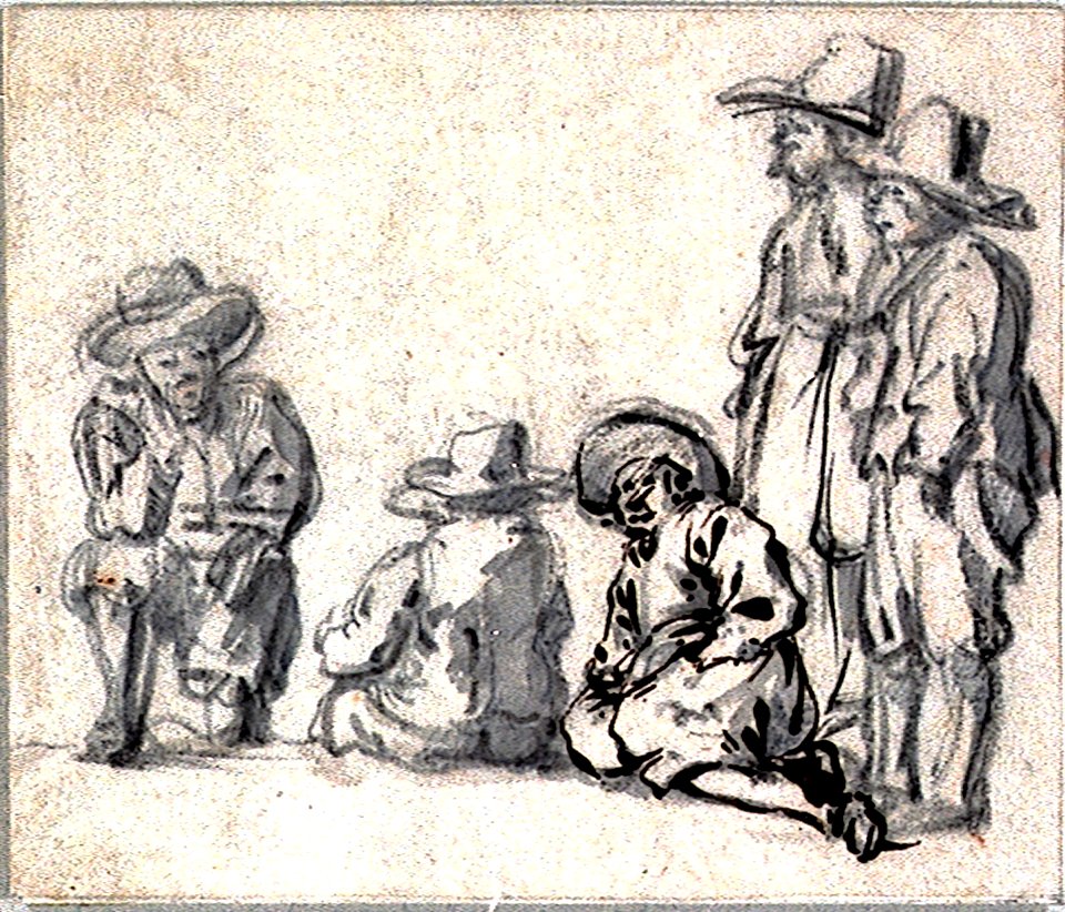 A group of five men RMG PV5193