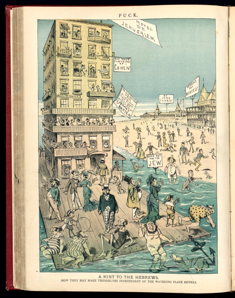 A hint to the Hebrews - how they may make themselves independent of the watering place hotels - F. Opper. LCCN90707487
