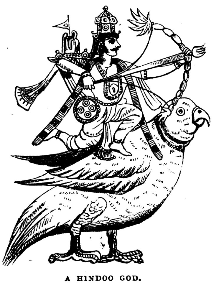 A Hindoo God (November 1853, X, p.127)