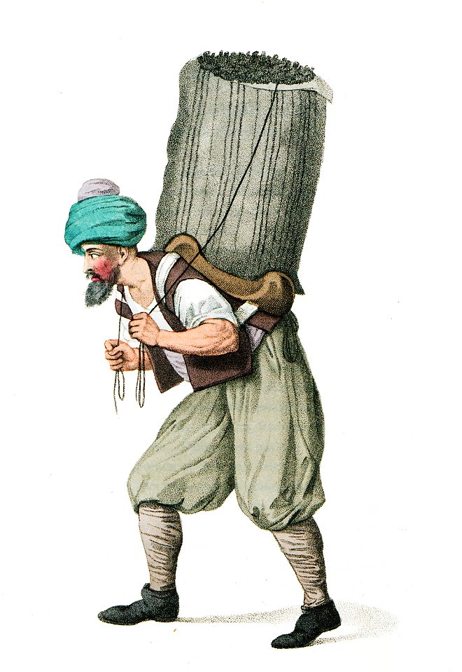 A hamal, or common porter - Dalvimart Octavien - 1804
